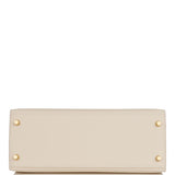 Hermès Mini Shoulder Strap Epsom Gold / Black / Craie