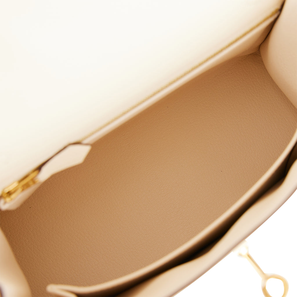 Hermes Kelly Sellier 25 Celeste Epsom Gold Hardware – Madison Avenue Couture