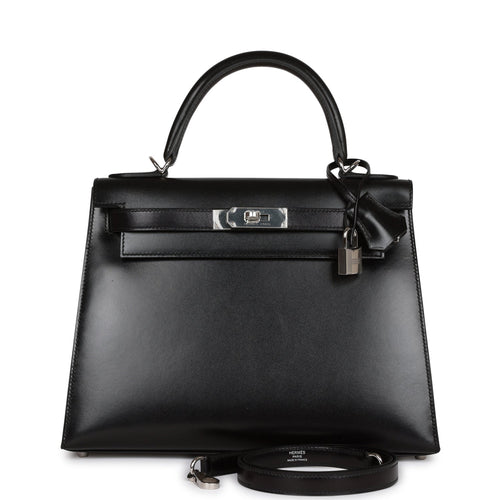 Hermes Quadrille Birkin 25 Black Swift and Ecru Toile Palladium Hardwa –  Madison Avenue Couture