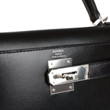 Hermes Kelly Sellier 28 Black Box Gold Hardware – Madison Avenue