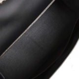Hermes Kelly Sellier 25 Black Epsom Palladium Hardware – Madison