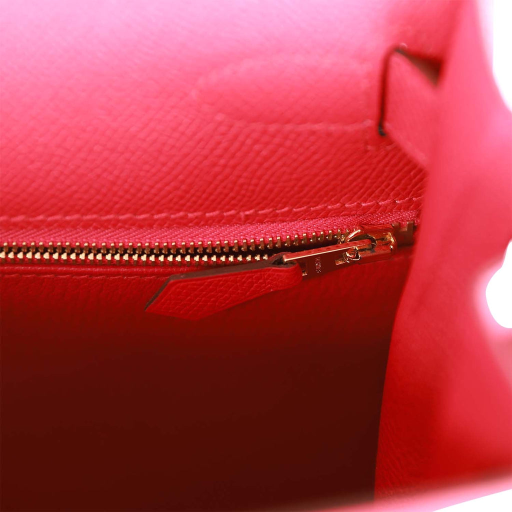 Hermes Kelly 28 Sellier Rose Confetti Palladium Hardware Epsom Bag –  Mightychic