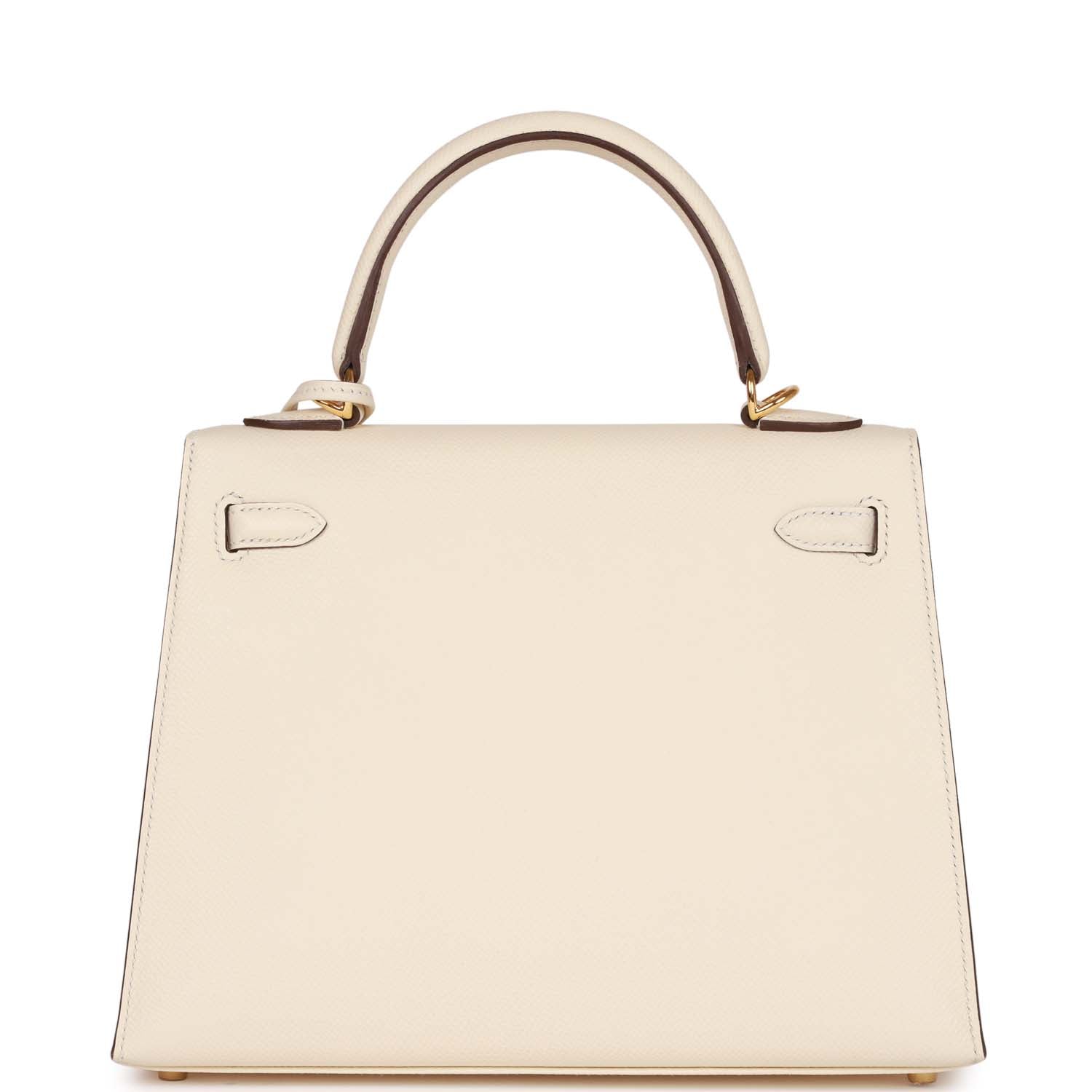 Hermes Kelly Sellier 25 Nata Epsom Gold Hardware – Madison Avenue Couture