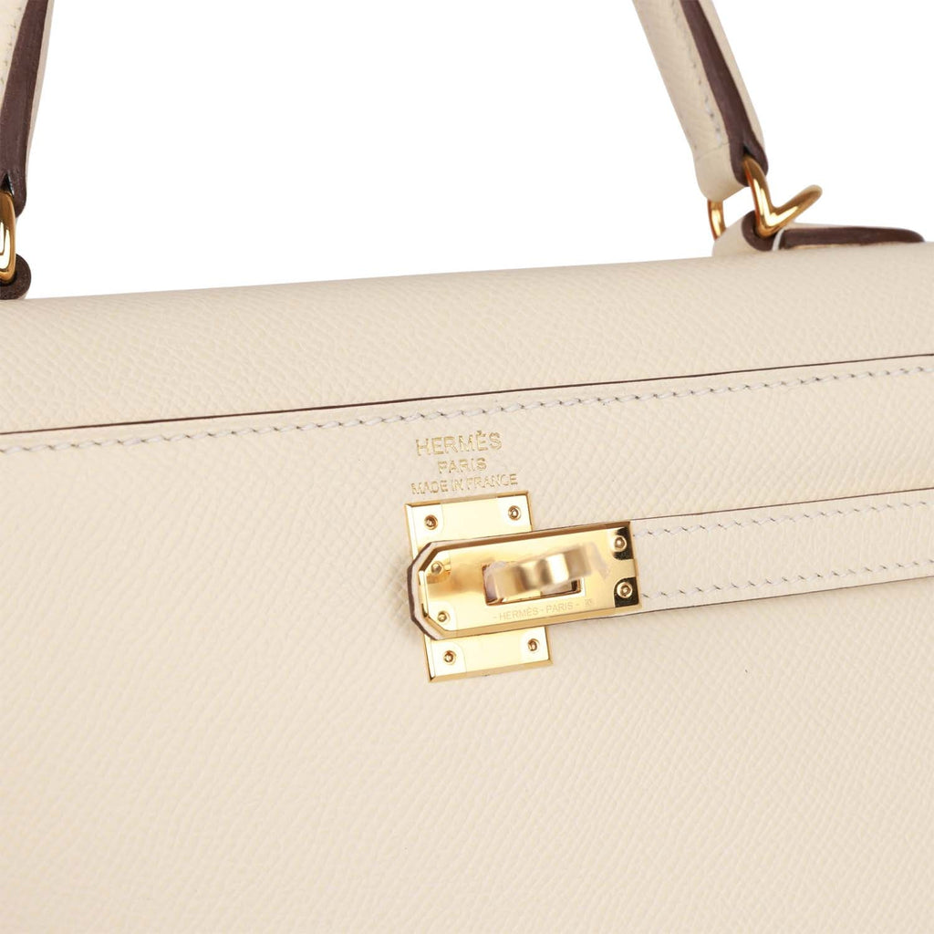 Hermes Kelly Sellier 20 Nata Epsom Gold Hardware – Madison Avenue Couture