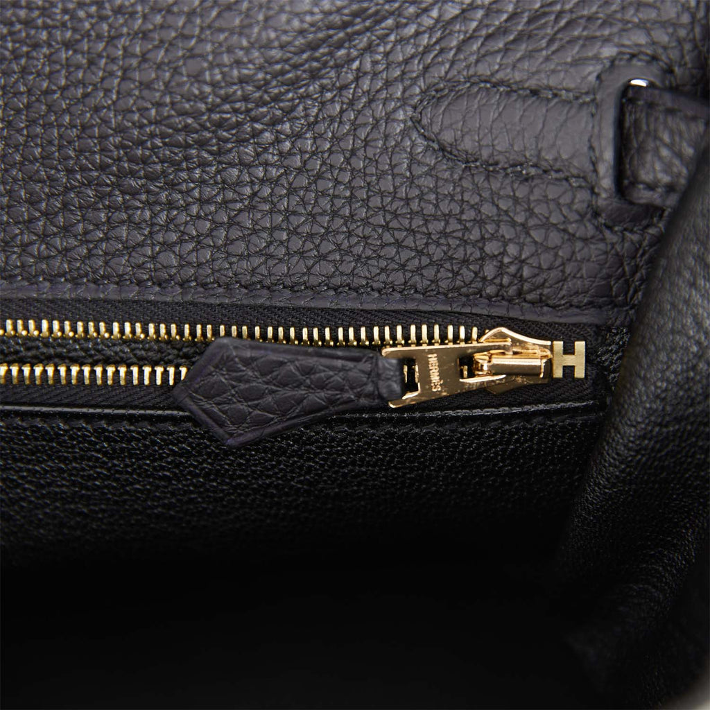 Hermes Kelly Retourne 25 Black Togo Gold Hardware – Madison Avenue Couture