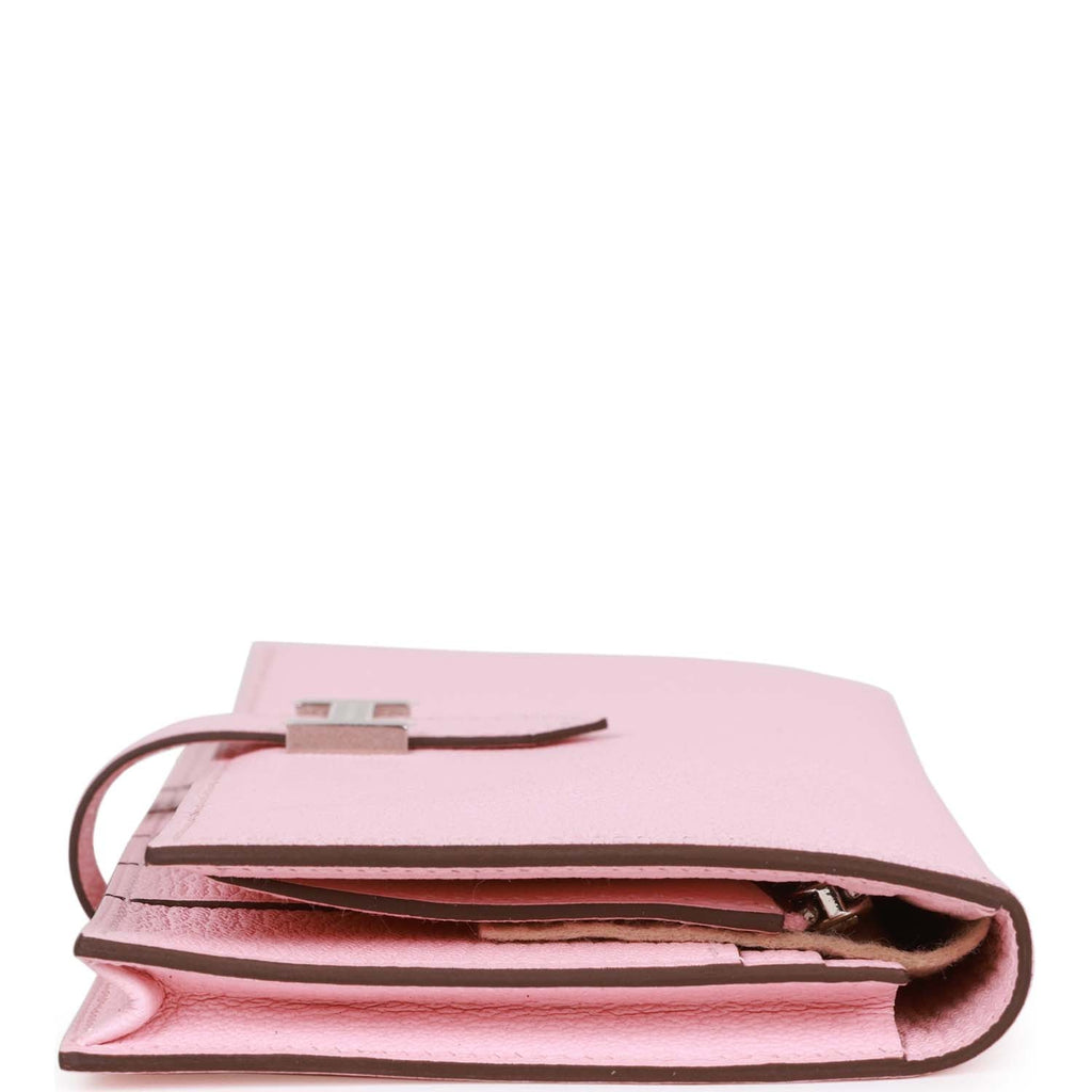 Hermes Bearn Womens Coin Cases, Pink