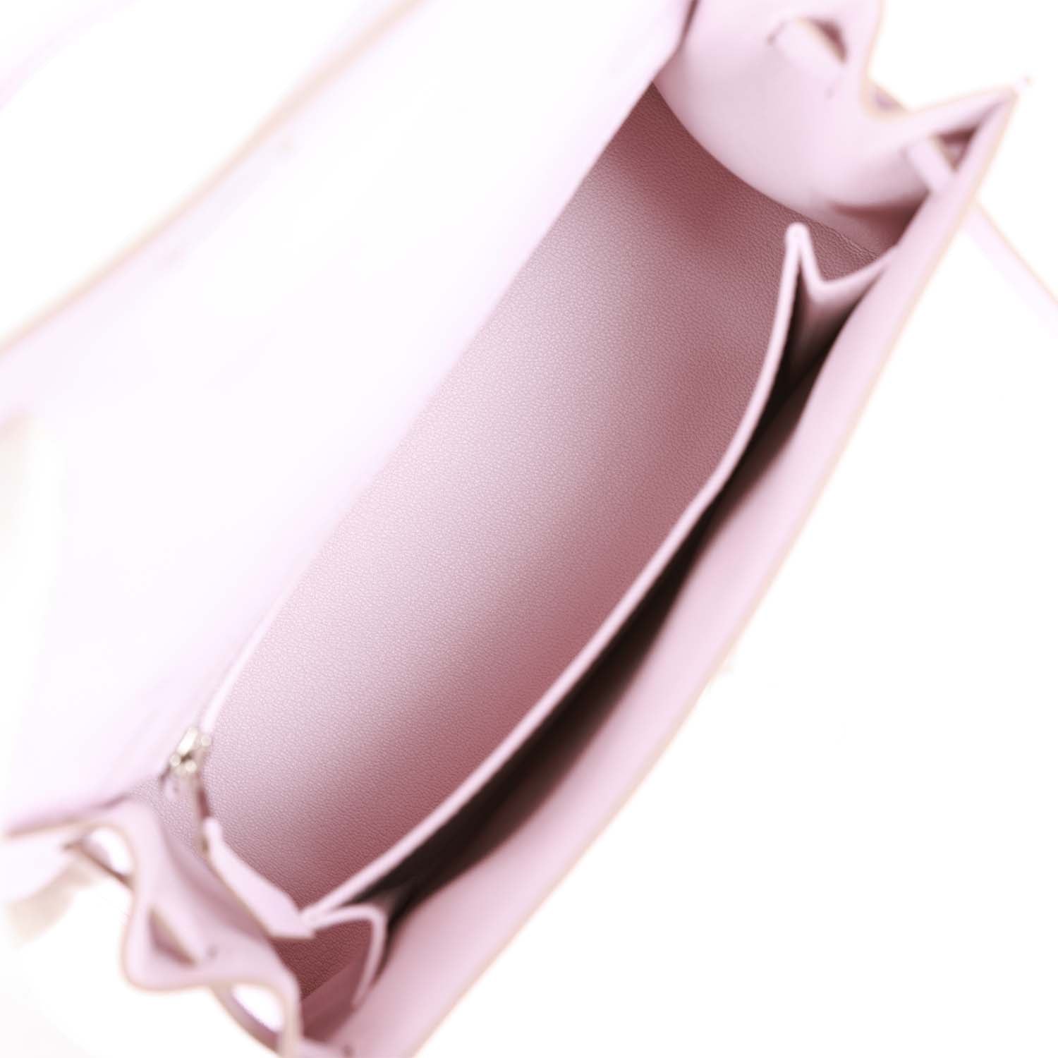 Kelly Pocket Bag Strap in Gold Swift and Mauve Pale Epsom