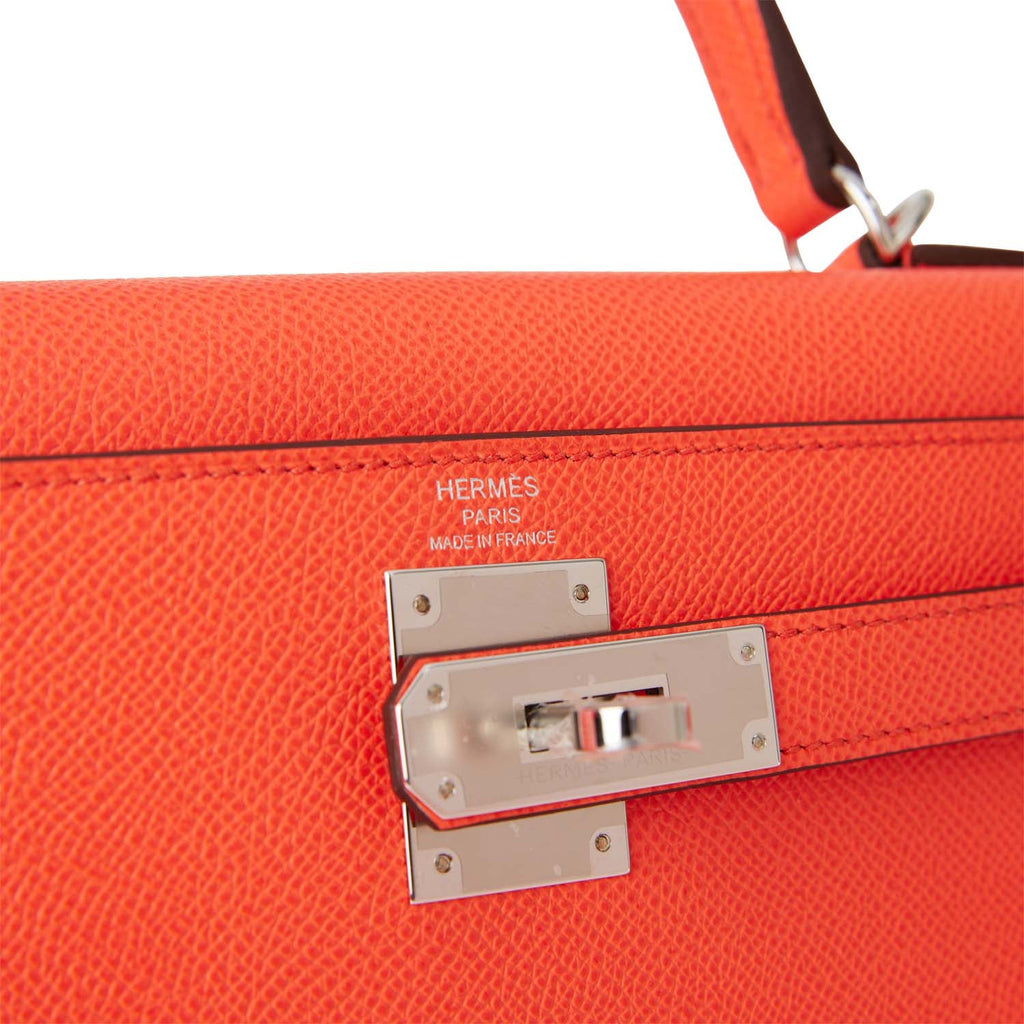 Hermès Rose Pourpre Sellier Kelly 28cm of Epsom Leather with Palladium  Hardware, Handbags & Accessories Online, Ecommerce Retail