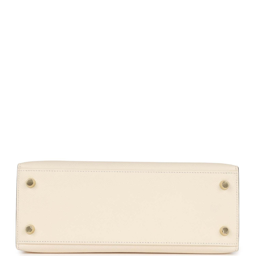 Hermes Kelly Sellier 25 Natural Sable Butler Gold Hardware – Madison Avenue  Couture