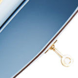 Hermes Kelly Sellier 20 Bleu Brume Chevre Gold Hardware