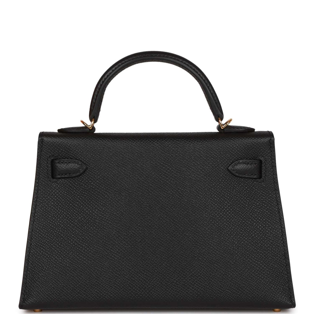 Hermes Kelly Sellier 20 Black Epsom Gold Hardware – Madison Avenue Couture