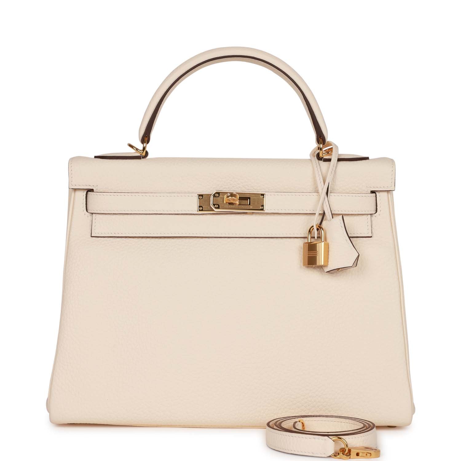 Hermes Kelly Retourne 32 Nata Clemence Gold Hardware – Madison Avenue ...