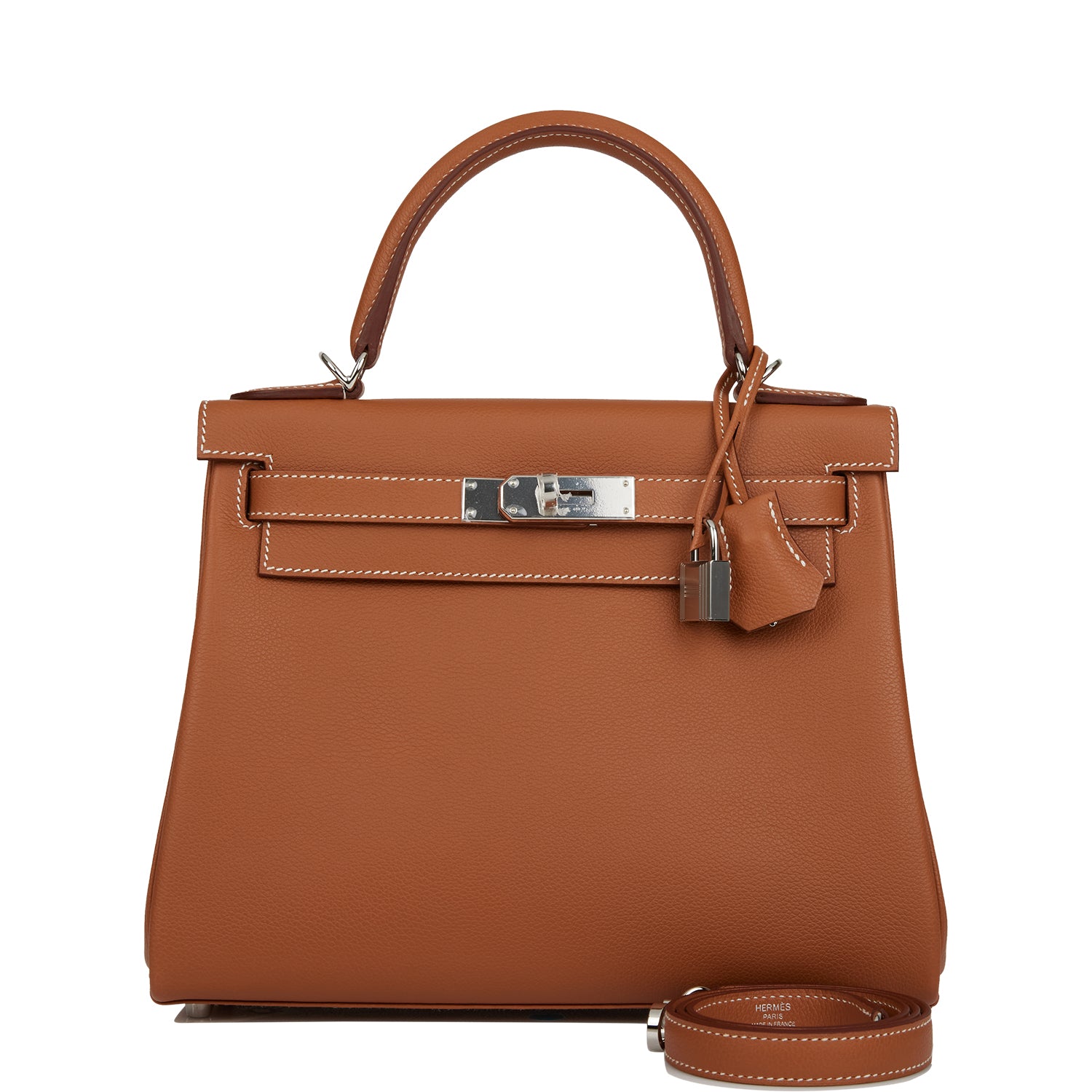 Hermes Kelly Retourne 28 Gold Evercolor Palladium Hardware – Madison ...