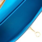 Hermes Kelly Sellier 20 Bleu Frida Chevre Gold Hardware