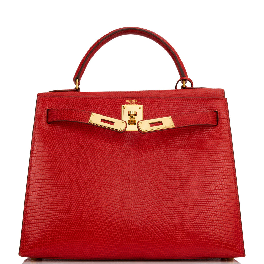 Rouge Vif Ostrich Sellier Kelly 28 Gold Hardware, 2016, Handbags &  Accessories, 2021