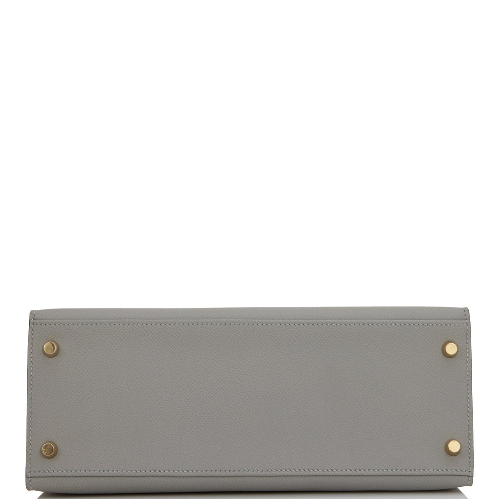 Hermès Gris Mouette Epsom Sellier Kelly 35cm Gold Hardware – Tulerie