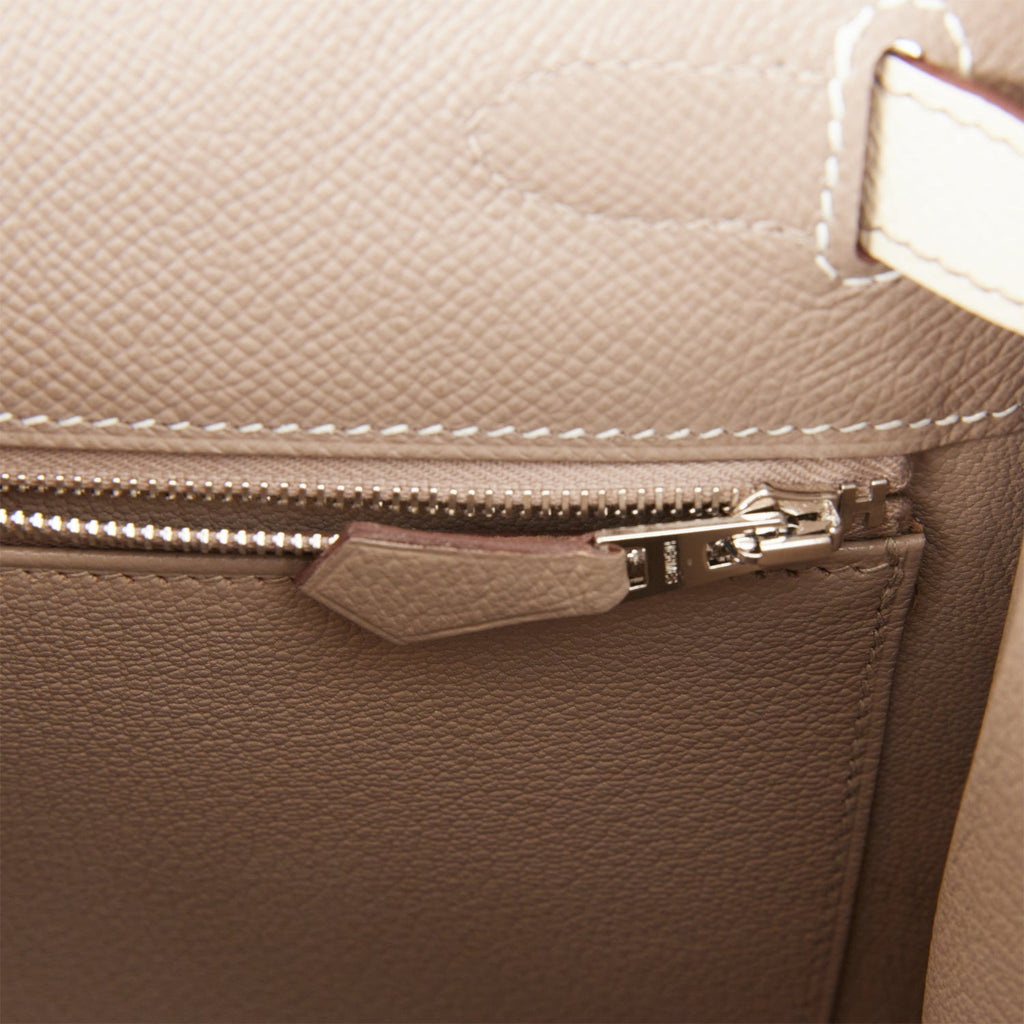 Hermès Kelly 28cm Sellier Veau Epsom M8 Gris Asphalt Gold Hardware
