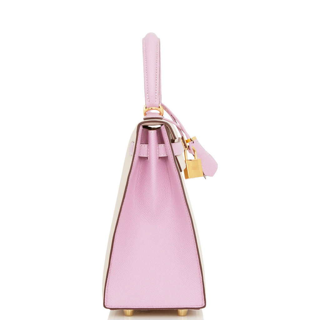 Hermes Special Order (HSS) Kelly Sellier 25 Craie and Rose Lipstick Ep –  Madison Avenue Couture