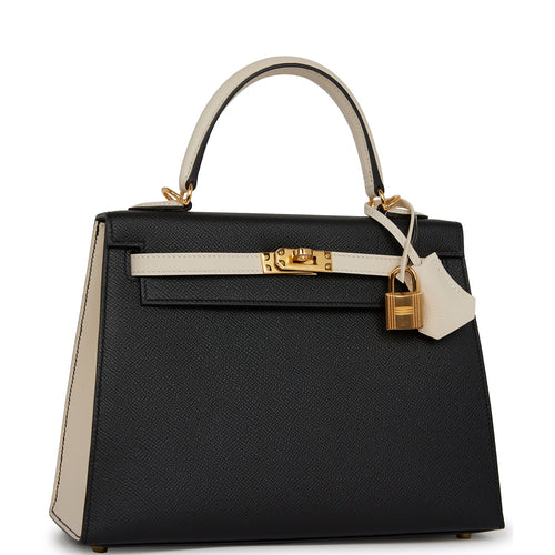 Black Ardennes Kelly Retourne 32 Gold Hardware, 1992, Luxury Handbags:  Vintage Icons from the Wolf Collection, 2023