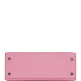 Hermes Kelly Sellier 25 Pink Verso Madame Palladium Hardware