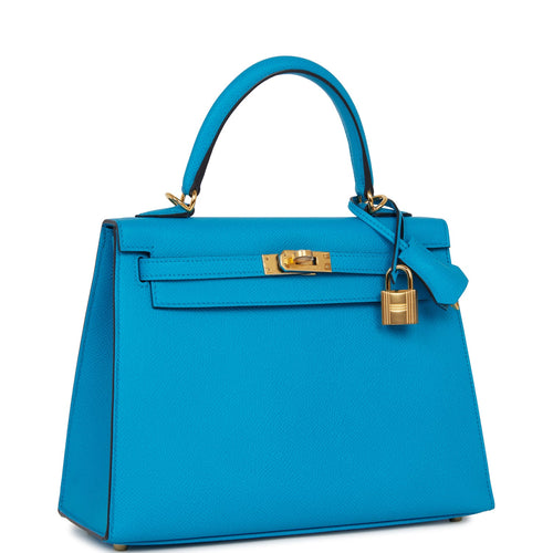 Blue Hermès Bags, Blue Birkin & Kelly Bags