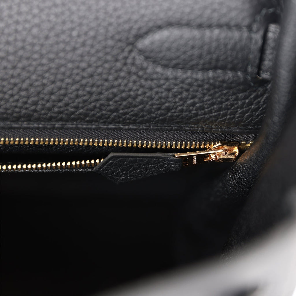Hermes Kelly Handbag Black Togo with Gold Hardware 35 Black 20949825