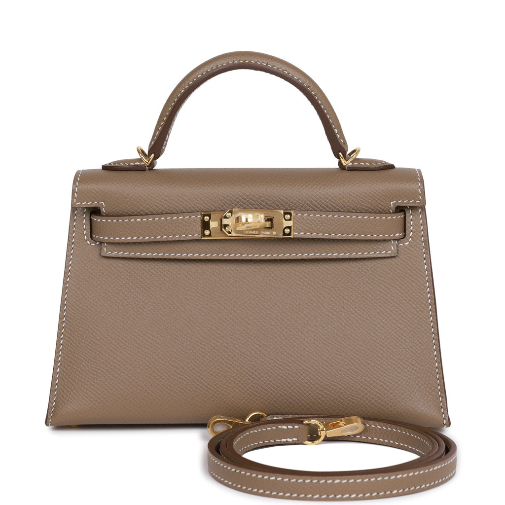 Etoupe Epsom Kelly Sellier 20 En Désordre 20 Gold Hardware, 2022, Handbags  and Accessories, 2023