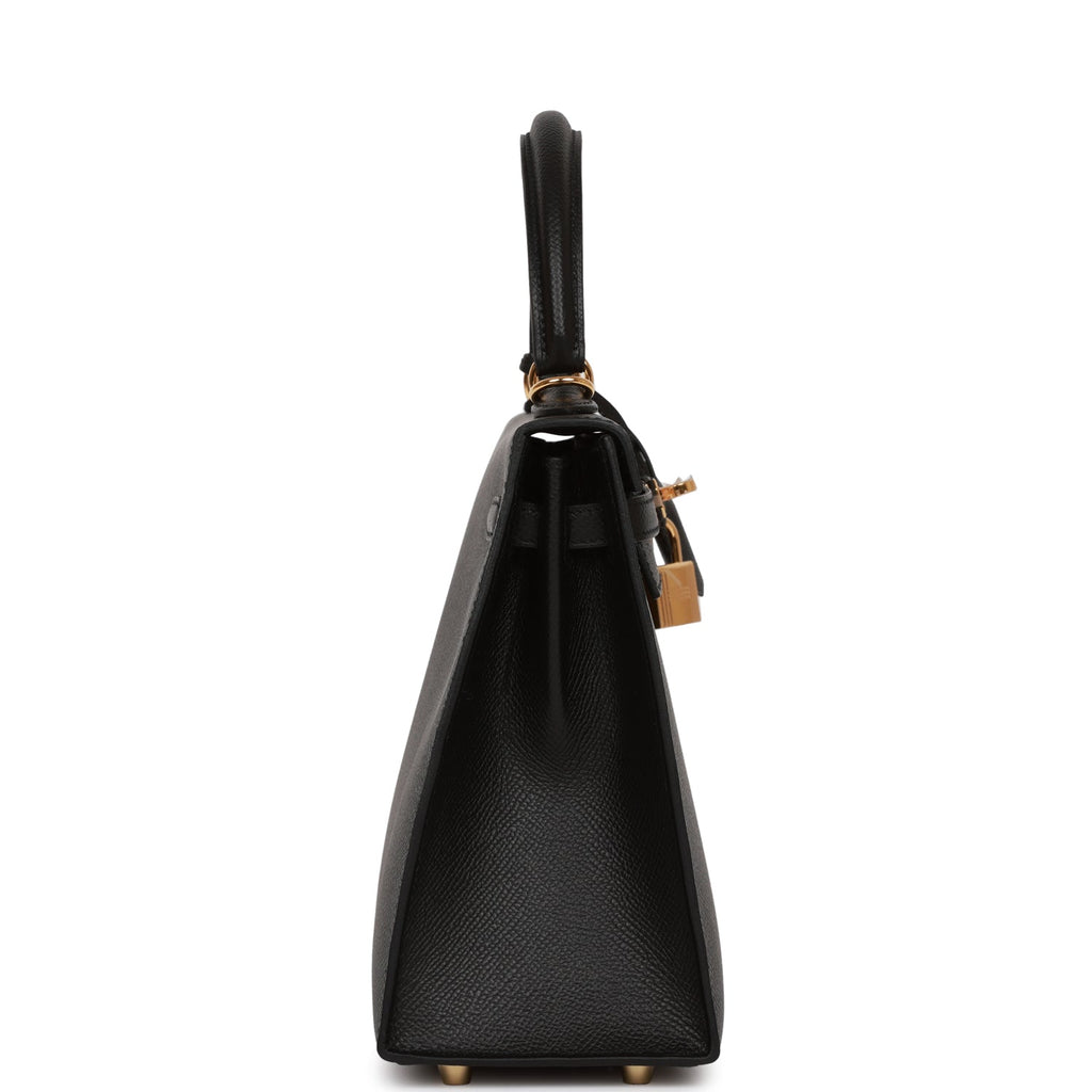 Hermes Kelly Handbag Grey Epsom with Gold Hardware 25 Neutral 2301651