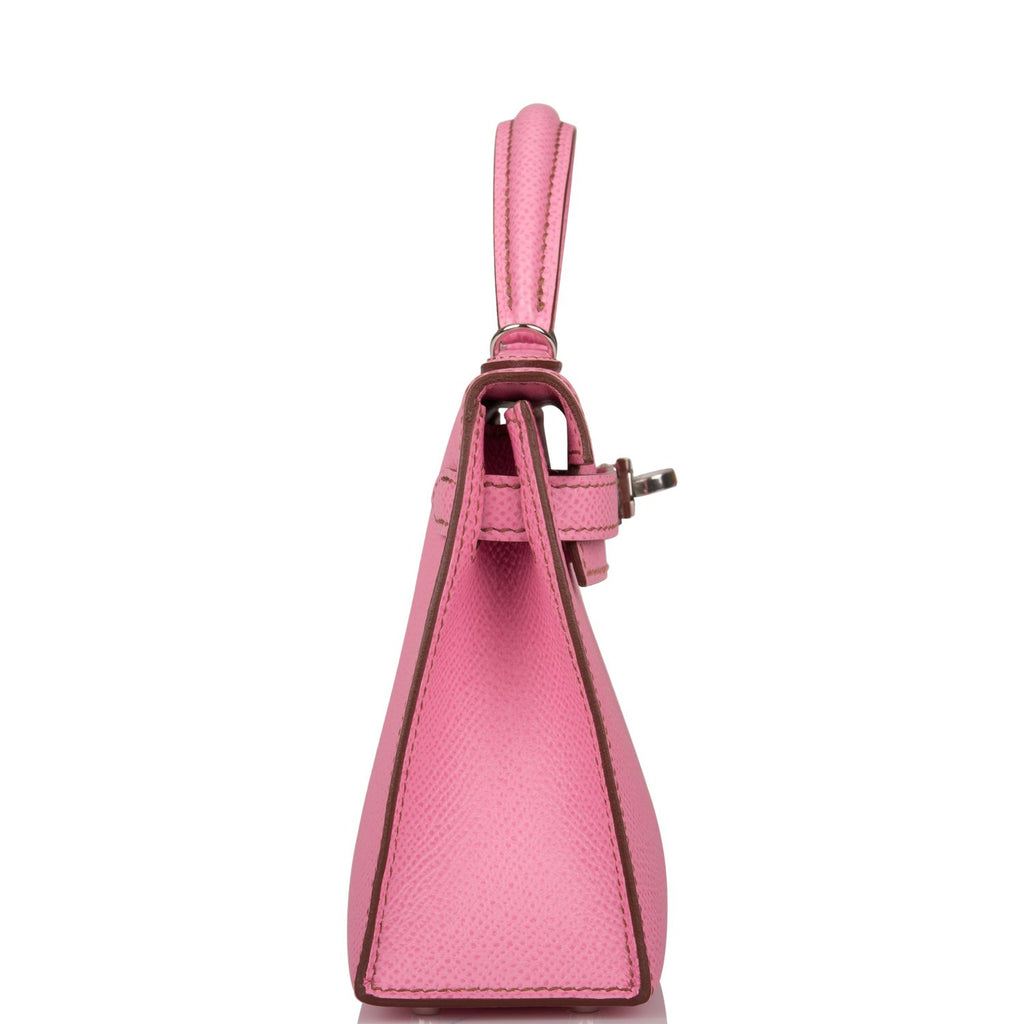 Hermès Kelly 20 Pink Bubblegum Epsom Palladium Hardware PHW