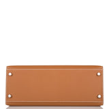 Hermes Kelly Sellier 28 Gold Epsom Palladium Hardware