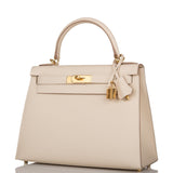 Hermes Craie Epsom Sellier Kelly 28cm Gold Hardware