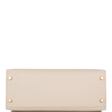 Hermes Craie Epsom Sellier Kelly 28cm Gold Hardware