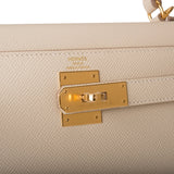 Hermes Craie Epsom Sellier Kelly 28cm Gold Hardware
