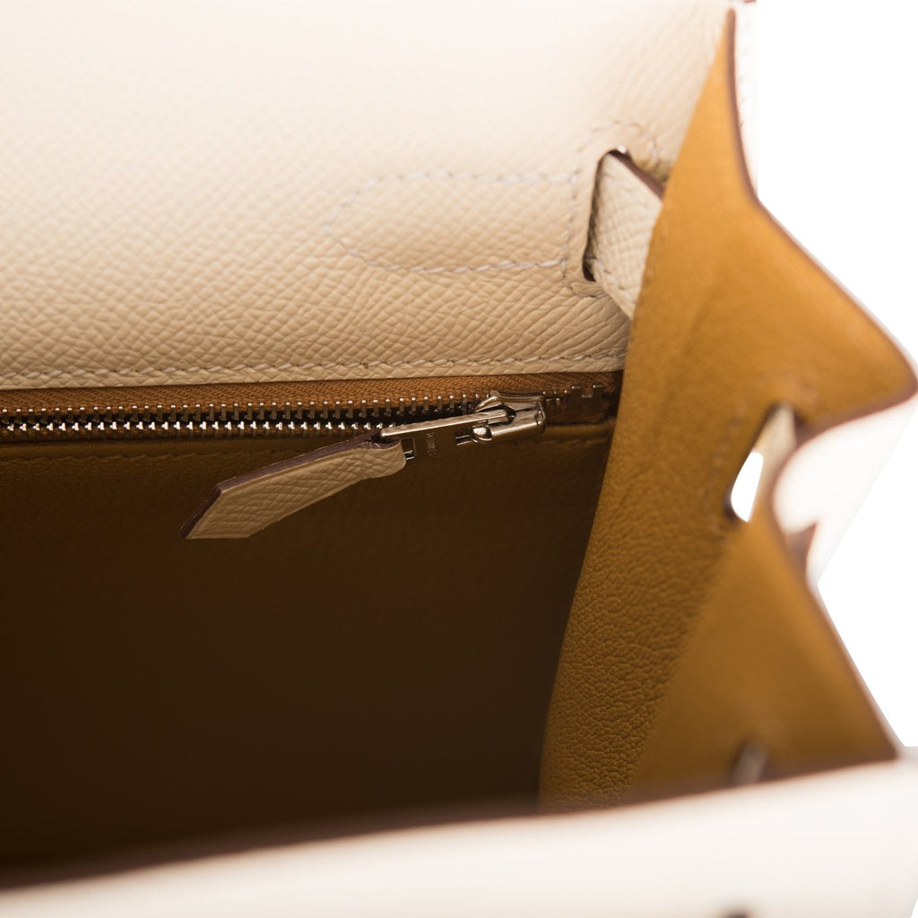 Hermes Kelly Sellier 28 Vert De Gris Epsom Palladium Hardware – Madison  Avenue Couture