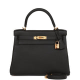 Hermès Kelly 32 Black Togo