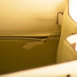 Hermès Vintage - Tadelakt Kelly 28 Bag - Yellow - Leather and Calf