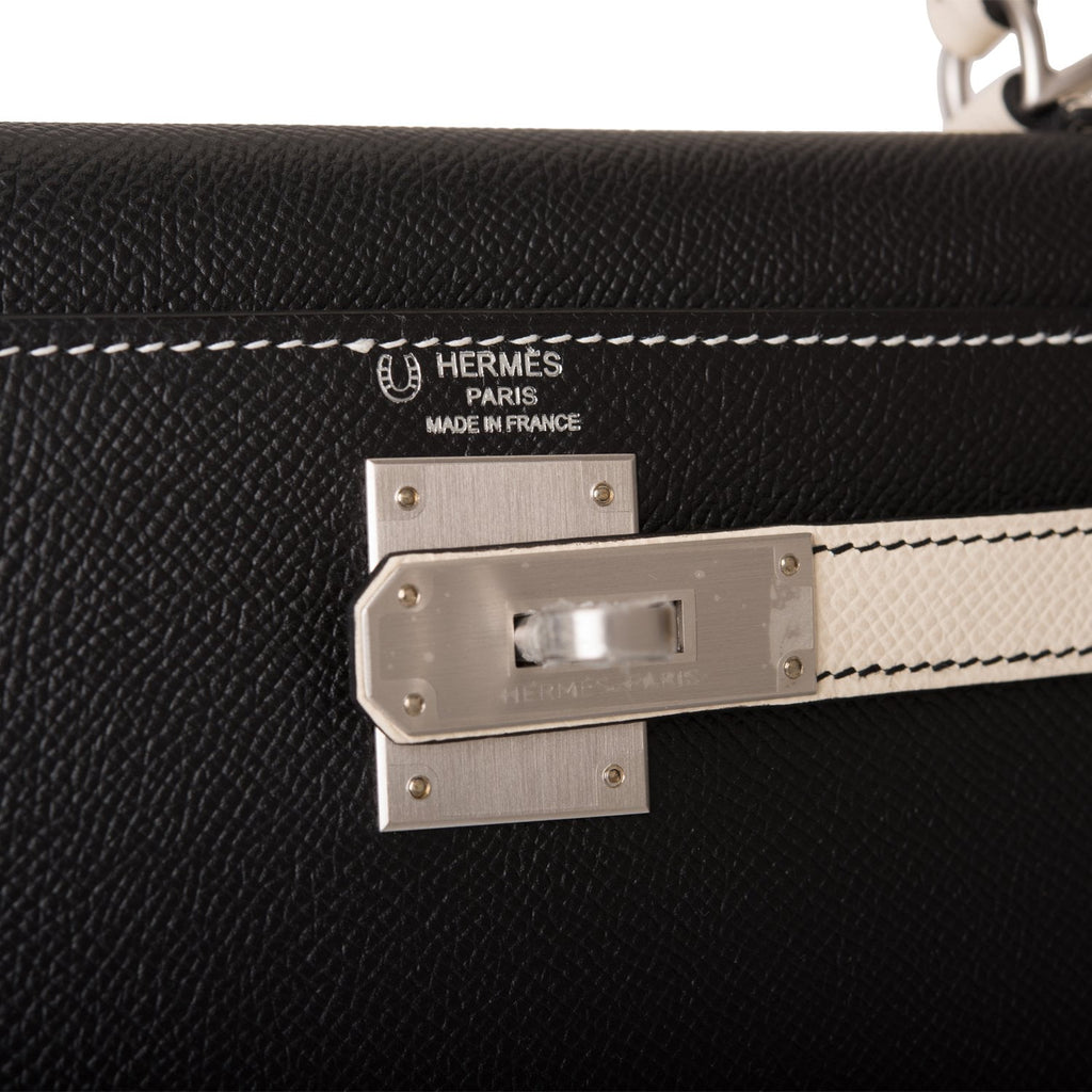 Hermès // 2022 Black Epsom Sellier Kelly 28 Bag – VSP Consignment