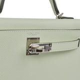 Hermes Kelly Sellier 25 Vert Fizz Epsom Palladium Hardware – Madison Avenue  Couture