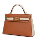 Hermes Special Order (HSS) Kelly Sellier 20 Gold and Craie Epsom Gold Hardware