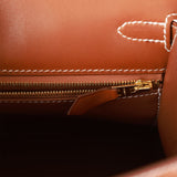 A FAUVE BARENIA LEATHER SELLIER KELLY 25 WITH GOLD HARDWARE, HERMÈS, 2020
