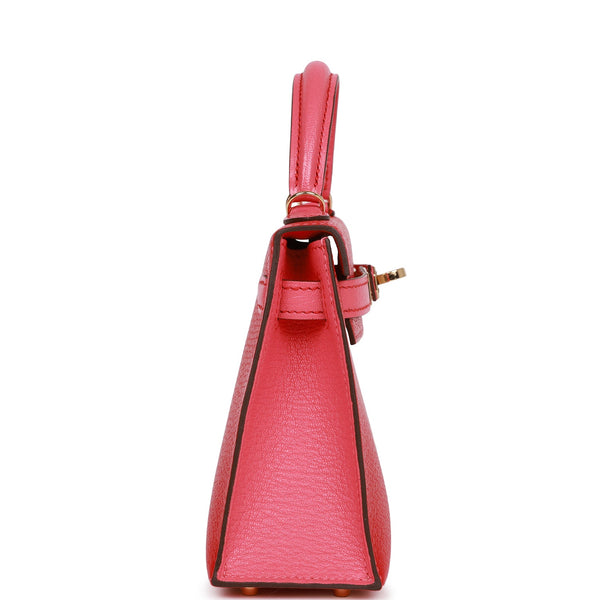 Hermes HSS Kelly Sellier 20 Rouge de Coeur and Rose Lipstick Chevre ...