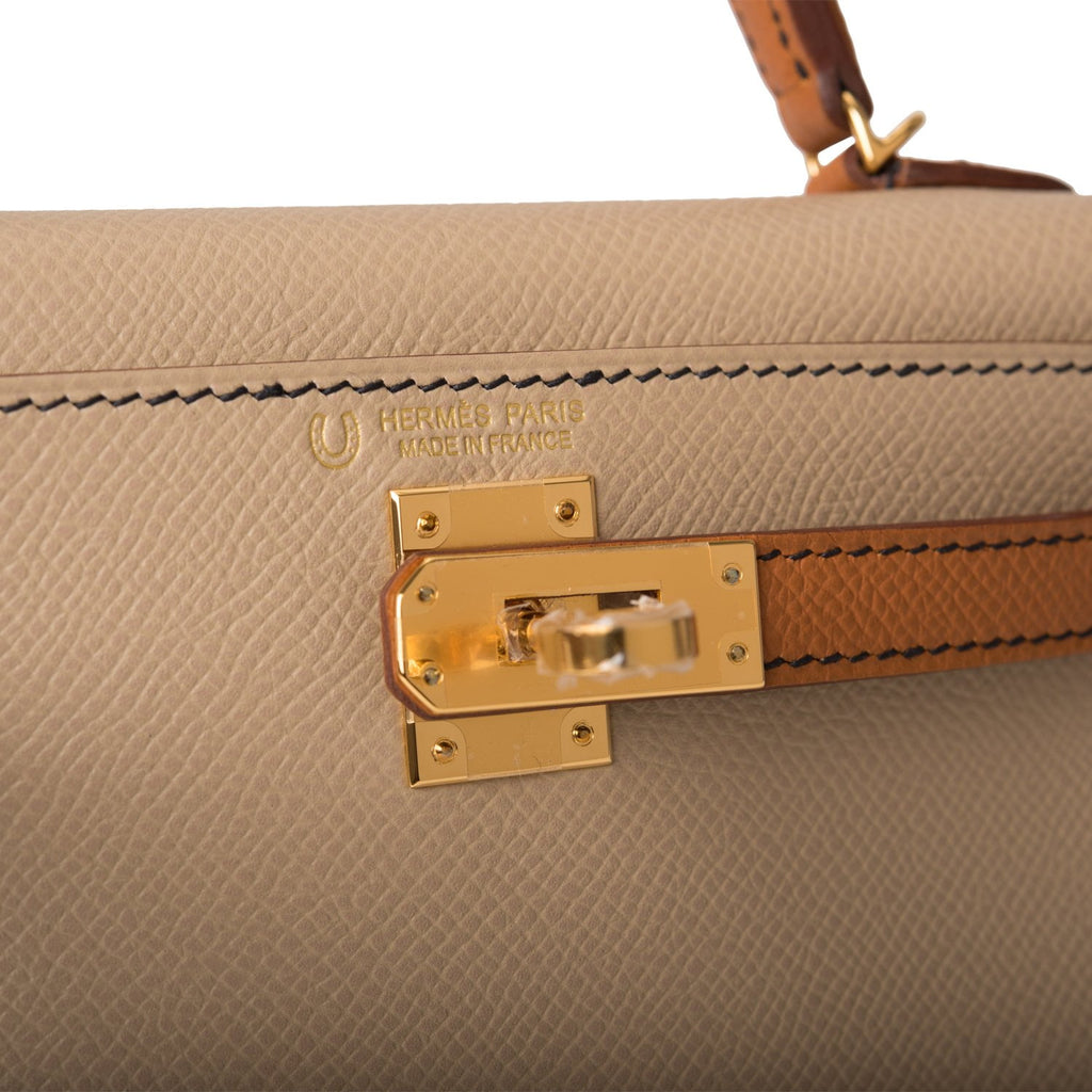 Hermès Kelly Gold Epsom Sellier Handbag