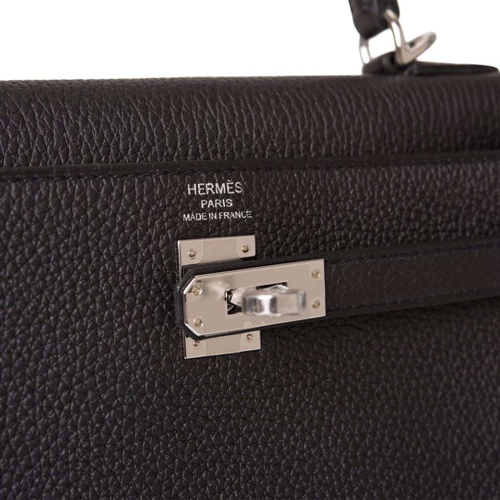 Hermes Black Togo Leather Gold Hardware Kelly 25 Bag – Dandelion Antiques