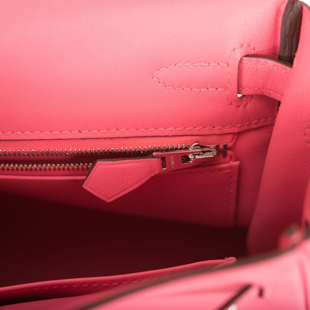 Hermes Swift Rose D’ete Retourne Kelly 25 PHW - Handbag | Pre-owned & Certified | used Second Hand | Unisex