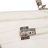 Hermès Navy Crocodile 25 cm Kelly Bag with Palladium