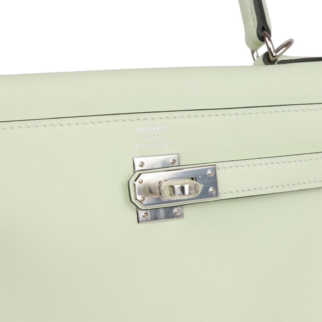 Hermes Kelly Retourne 25 Anemone Swift Permabrass Hardware – Madison Avenue  Couture