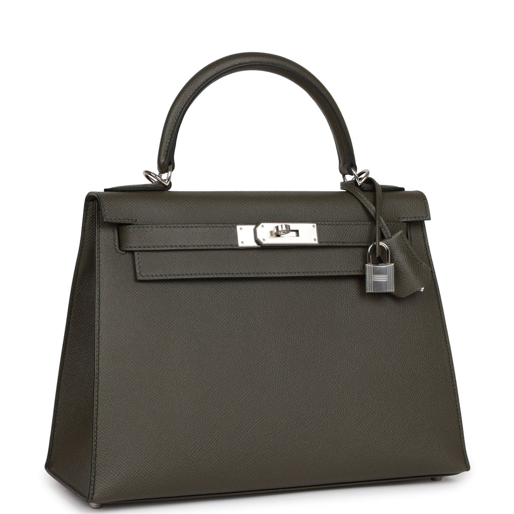 hermes kelly 28 sellier (stamp x (1994)) vert claire ardennes leather