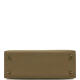 Hermes Kelly Sellier Bag 25 Vert De Gris Epsom Leather Gold Hardware –  labelluxe