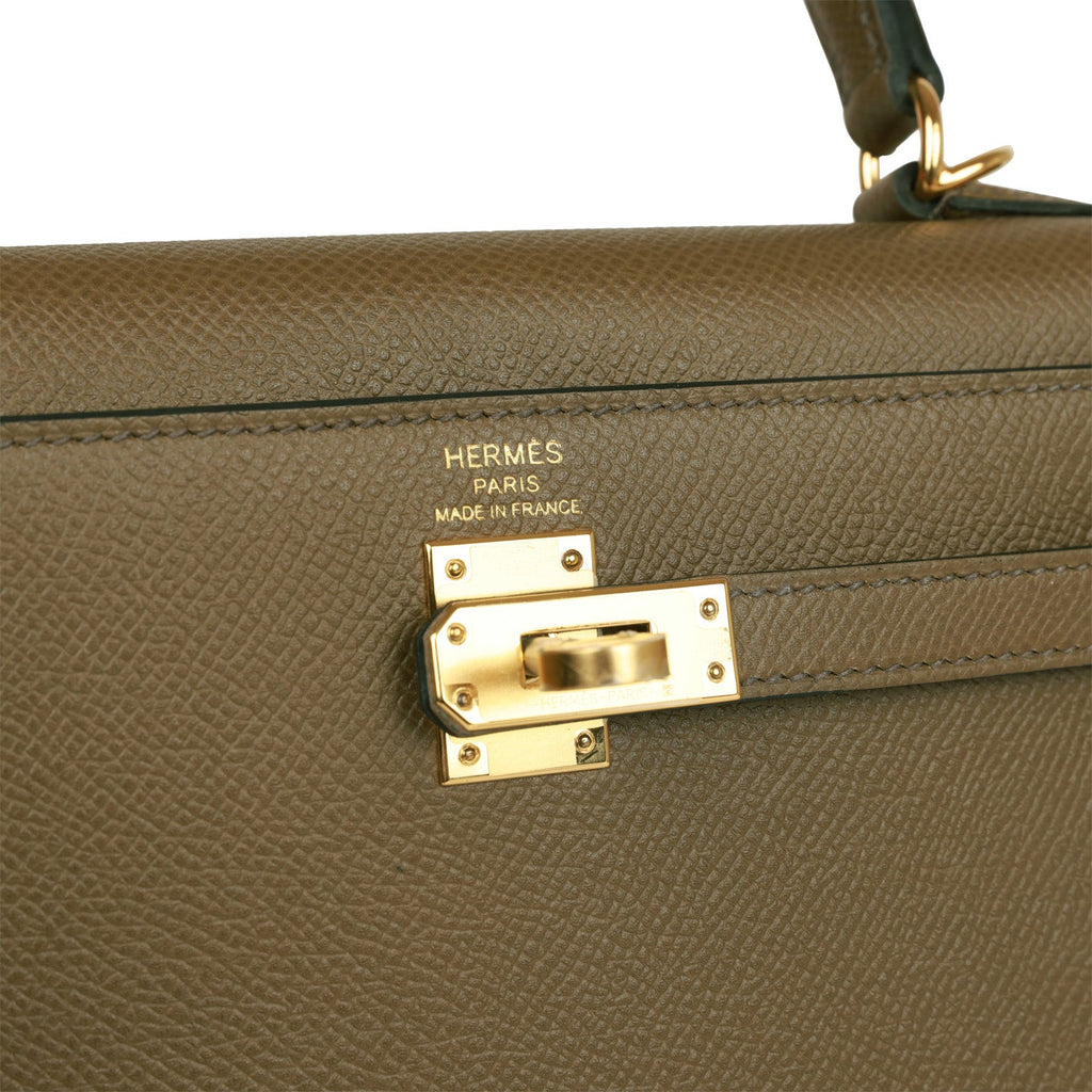 Hermès Kelly 25cm Sellier Veau Epsom U1 Vert Verone Gold Hardware