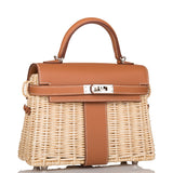 Hermes Mini Picnic Kelly 20 Gold Swift Palladium Hardware